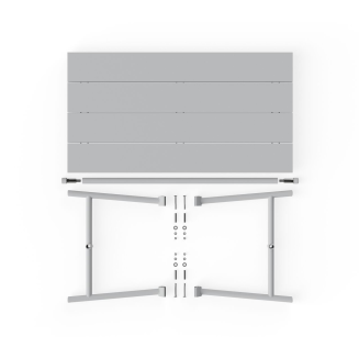 Stół ogrodowy Fatboy Fred's Table Medium Light Grey 170x90x76 cm - 5