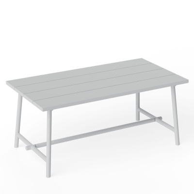  Fatboy Fred's Table Medium Light Grey Garden Table 170x90x76 cm