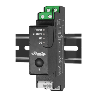 DIN Z-Wave transmitter SHELLY Qubino Pro 2PM 2-channel - 2