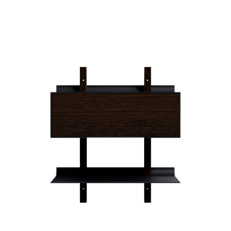  Eva Solo Smile Smoked Oak & Black Nightstand - 2