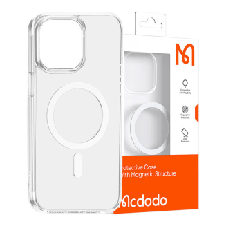  MCDODO Magnetic iPhone 15 Pro Case (Transparent) - 3