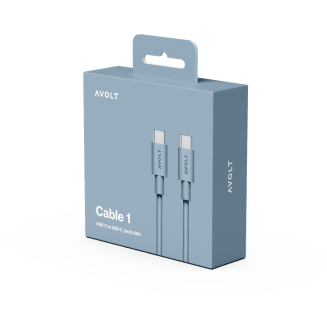 Kabel Avolt 1 USB C do ładowania USB C 2 m niebieski - 3