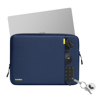  TOMTOC Defender-A13 Laptop Sleeve + 14'' Case Set (Navy Blue) - 4