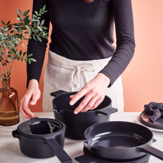 Zestaw garnków Brabantia Compact Black - 5
