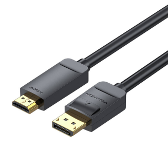 Kabel DisplayPort 1.2 do HDMI 1.4 Vention HAGBH 2m, 4K 30Hz (Czarny) - 6