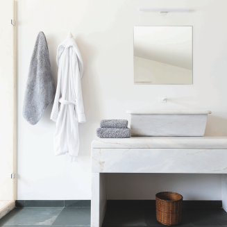  Graccioza Egoist Linen bathroom rug - 3