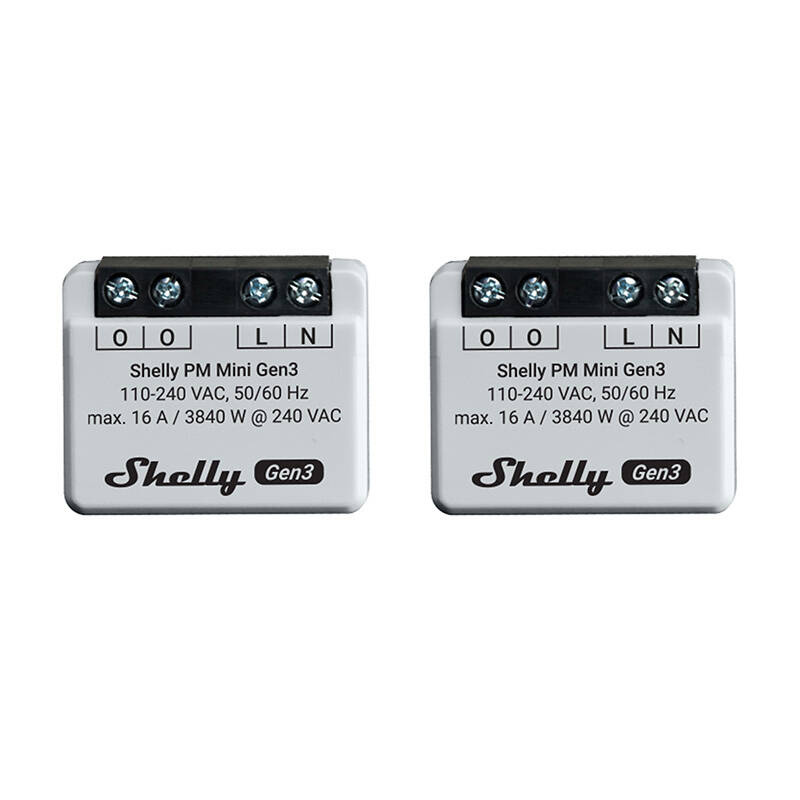 Sterownik SHELLY PM Mini Gen3 Wi-Fi/Bluetooth 2szt