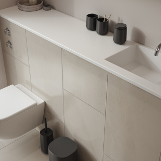 Kosz łazienkowy Zone Denmark Time Black 3l - 5