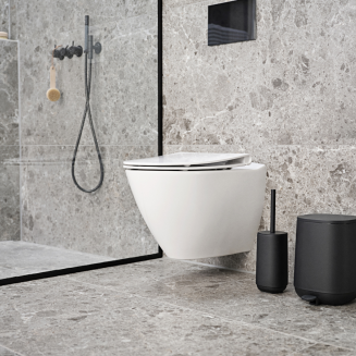 Kosz łazienkowy Zone Denmark Time Black 3l - 4