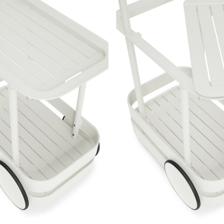 Stolik barowy Fatboy Jolly Trolley Light Grey - 4