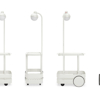 Stolik barowy Fatboy Jolly Trolley Light Grey - 2