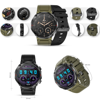 Smartwatch Gravity GT21-7 + Czarny Pasek Silikonowy - 11