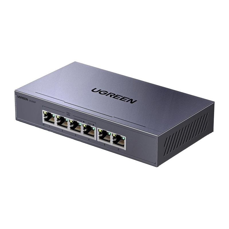 Switch / Przełącznik Ethernet Ugreen CM741 6-portowy Gigabit