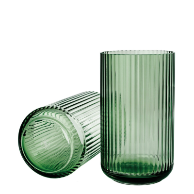 Wazon Lyngby 20 cm transparentny zielony