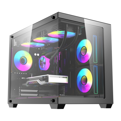  DarkFlash B275 PRO Computer Case (Black) + 6 Fans