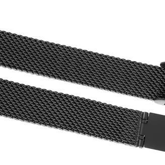 Bransoleta IPB Czarna Mesh 12 mm JK12B - 4