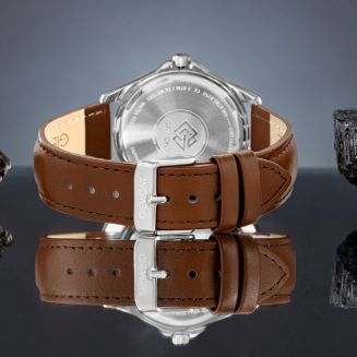 Zegarek Męski Giewont Elegance Sapphire Brązowo Niebieski GW5160-A4 - 6