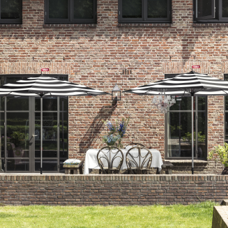 Parasol słoneczny Fatboy Stripesol Wave Blue ø 350 cm - 11