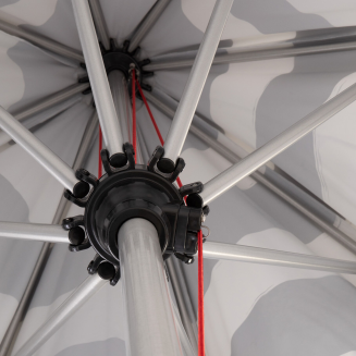 Parasol słoneczny Fatboy Stripesol Wave Blue ø 350 cm - 8