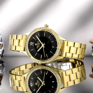 Zegarek Damski Giewont Sapphire Złoto Czarny GW1140-B4 - 7