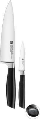 Zestaw 2 noży Zwilling All * Star Black: Nóż do warzyw + Nóż Szefa kuchni | JESIENNA PROMOCJA