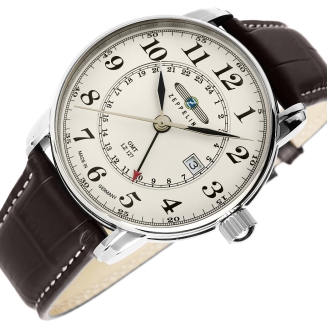 Zegarek Męski ZEPPELIN LZ127 Graf Zeppelin GMT 7642-5 + BOX - 3