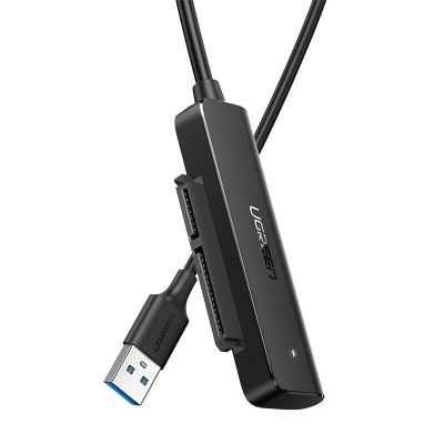 Adapter UGREEN CM321 USB-A-SATA 2.5" 50cm (czarny)