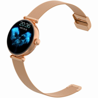 Smartwatch Gravity Różowe Złoto Czarny 2 Paski GT26-3 - 7