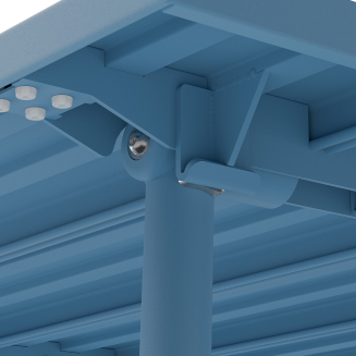 Stół ogrodowy Fatboy Fred's Table Wave Blue 220x100x76 cm - 6