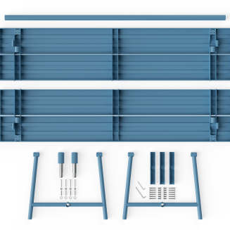 Fatboy Fred's Table Wave Blue Garden Table 220x100x76 cm - 4
