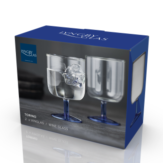 Kieliszki do wina Lyngby Glas Torino Blue 300 ml - 2 szt. - 5