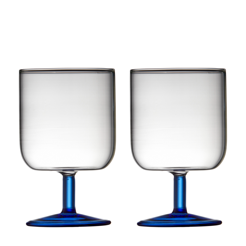 Kieliszki do wina Lyngby Glas Torino Blue 300 ml - 2 szt.