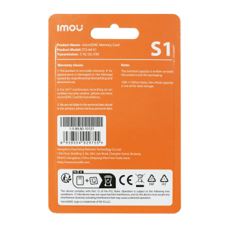 Karta pamięci IMOU ST2-64-S1 64GB microSD - 4