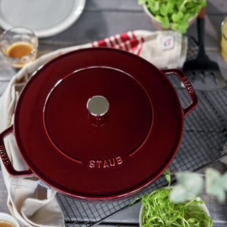  Deep stewing pan with lid Staub - 28 cm, Grenadine - 4