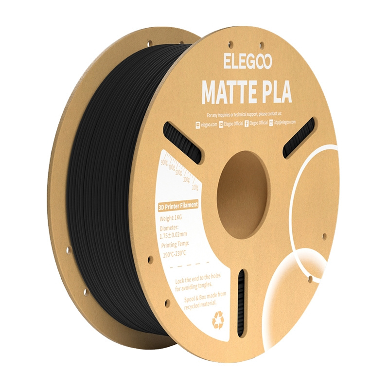  ELEGOO PLA Matte PLA Filament 1.75mm (black)