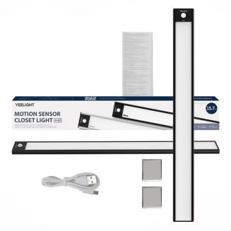 Lampka do szafy z czujnikiem ruchu Yeelight Closet Light 40cm (Czarna) 4000K - 6