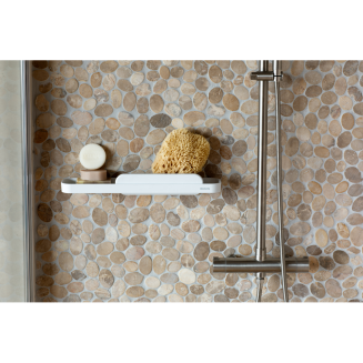 Brabantia | MindSet shower shelf with squeegee, white - 6