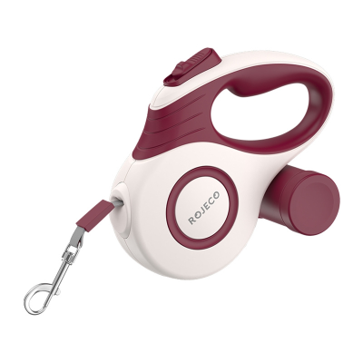 Smycz automatyczna ROJECO A12 5m (czerwona)