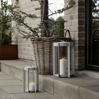 Candle lantern Zone Denmark Firefly Soft Grey 35 cm - 4