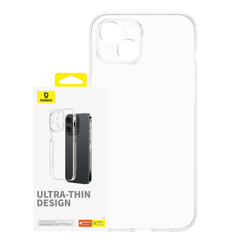  BASEUS OS-Lucent Series Case for iPhone 15 Plus (Clear)