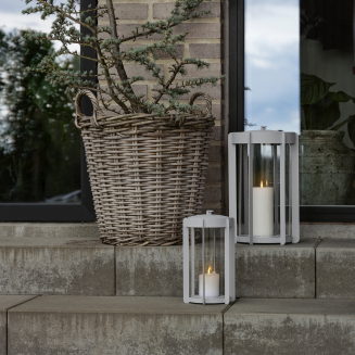 Lampion na świecę Zone Denmark Firefly Soft Grey 25 cm - 2