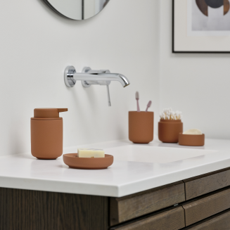  Zone Denmark Ume Terracotta Toothbrush Cup - 4