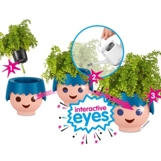  Lechuza Ojo blue flowerpot - 2