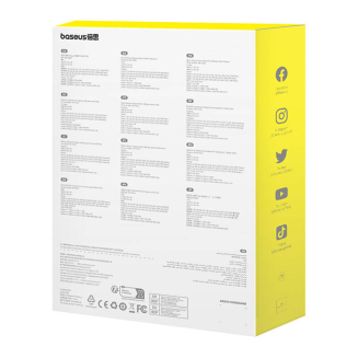 Hub BASEUS T-Space USB-C-Lightning (czarny) - 8