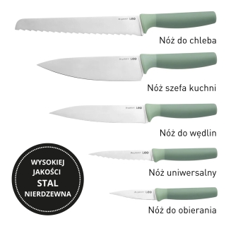 Zestaw noży w bloku BergHOFF Forest 6 elementów - 3