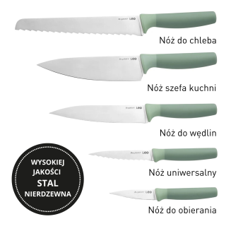 Zestaw noży w bloku BergHOFF Forest 6 elementów - 3