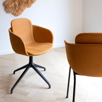SACKit Chair No. One S2 Luna Sandstone Swivel Chair - 3