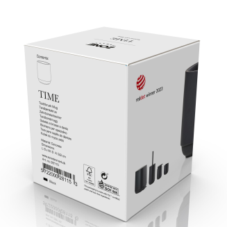 Kubek łazienkowy Zone Denmark Time Black - 3