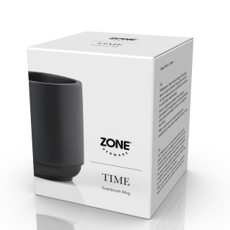 Kubek łazienkowy Zone Denmark Time Black - 2