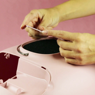 Zakryta kuweta dla kota United Pets Minu różowo-taupe - 10